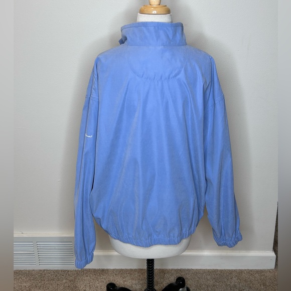 Eddie Bauer Golf Blue Quarter-Zip Pullover Windshirt Women's Size XL NWT - Picture 4 of 13